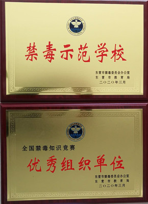 东营市胜利锦华小学获评禁毒示范学校