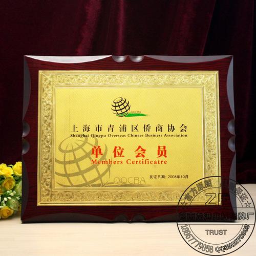 高档不锈钢先进集体个人荣誉奖牌金属 金银箔经销商加盟授权牌匾-中国