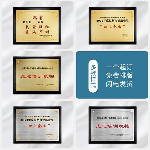 不锈钢钛金属奖牌定制 专业打造商会荣誉与加盟标识